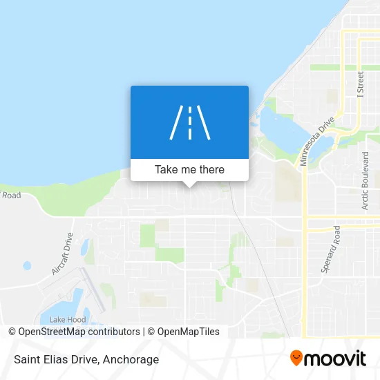 Saint Elias Drive map