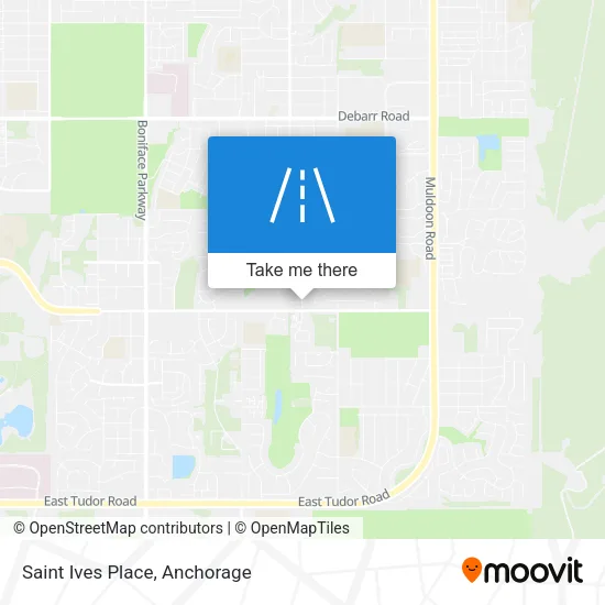 Saint Ives Place map
