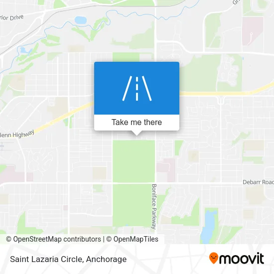 Saint Lazaria Circle map
