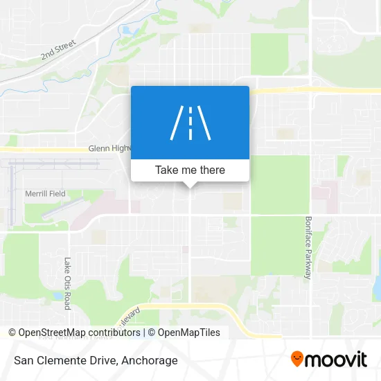 San Clemente Drive map