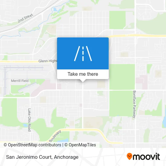 San Jeronimo Court map