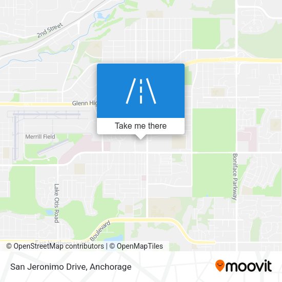 Mapa de San Jeronimo Drive