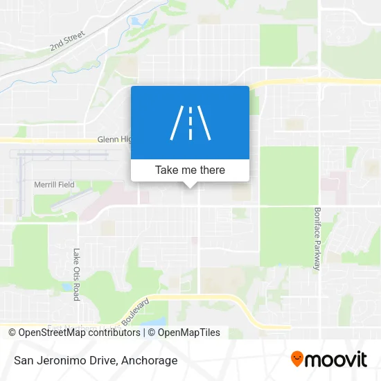 San Jeronimo Drive map