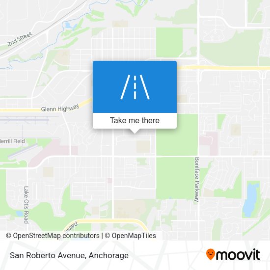 Mapa de San Roberto Avenue