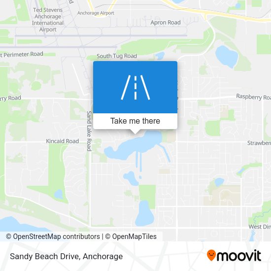 Sandy Beach Drive map