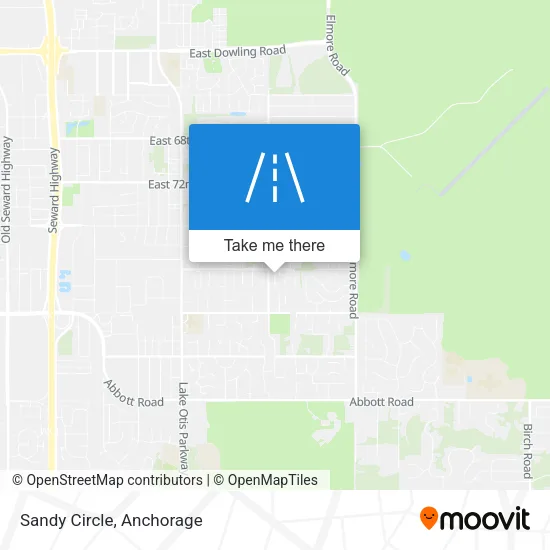 Sandy Circle map