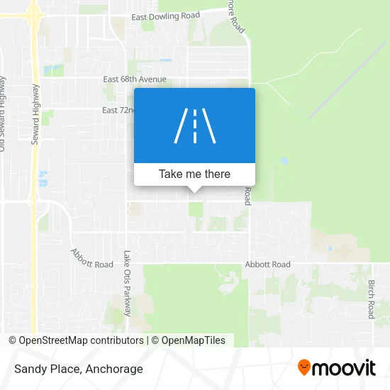 Sandy Place map