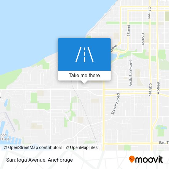Mapa de Saratoga Avenue