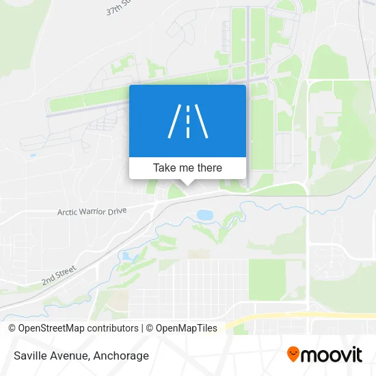 Saville Avenue map