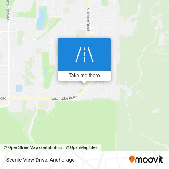 Scenic View Drive map