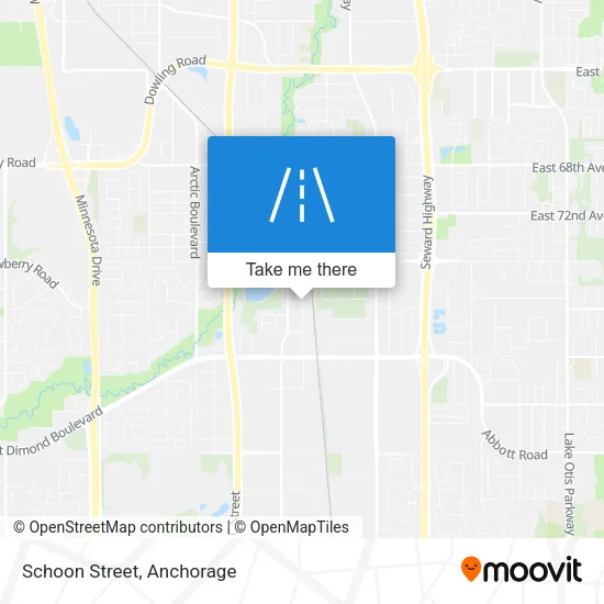 Schoon Street map