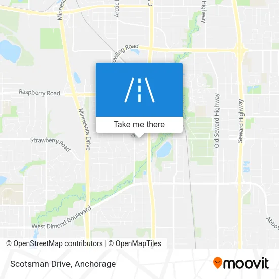 Scotsman Drive map