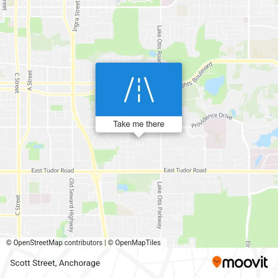 Scott Street map