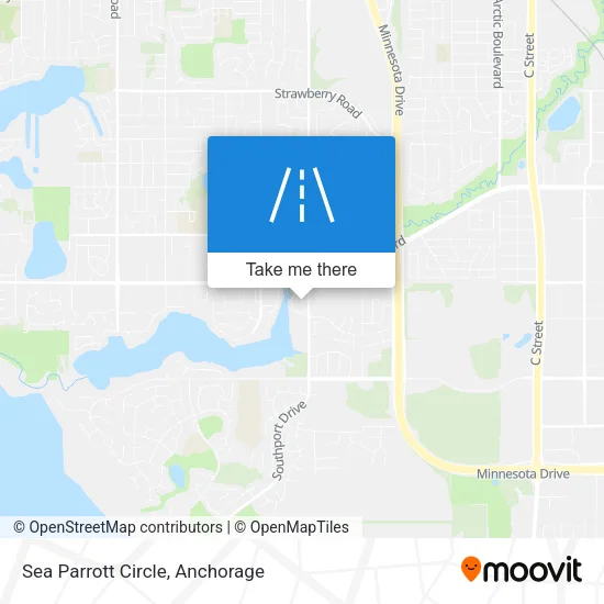 Sea Parrott Circle map