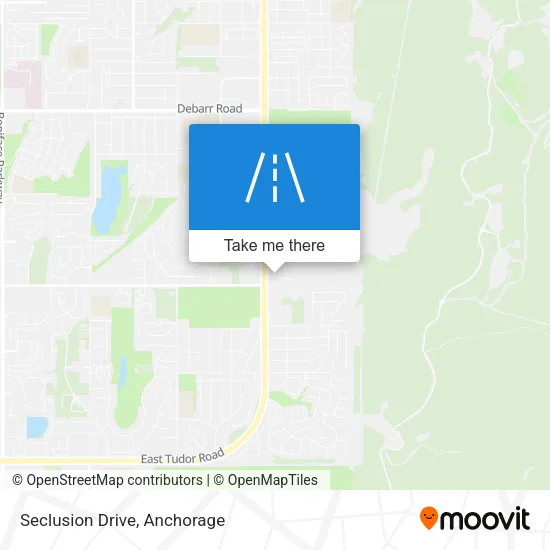 Seclusion Drive map