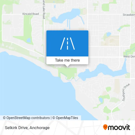 Selkirk Drive map