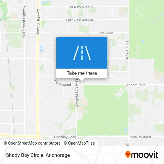Shady Bay Circle map