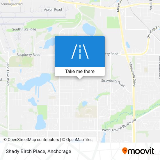 Shady Birch Place map