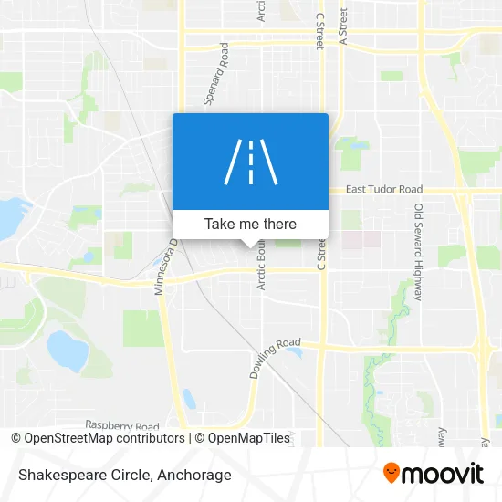 Shakespeare Circle map