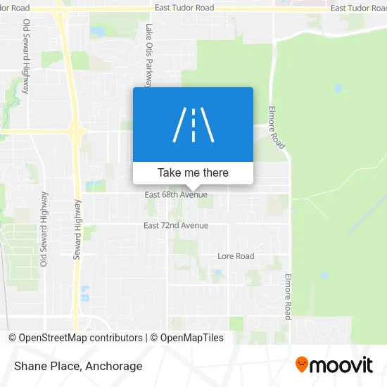 Shane Place map