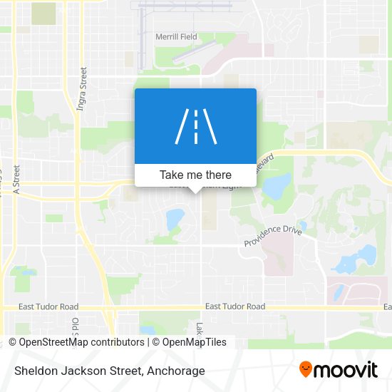 Mapa de Sheldon Jackson Street