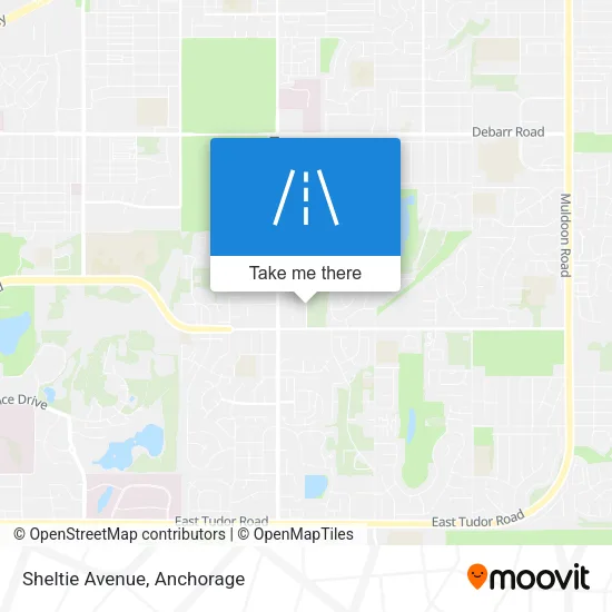 Sheltie Avenue map