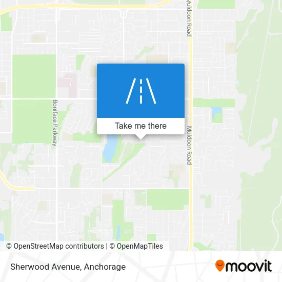 Sherwood Avenue map