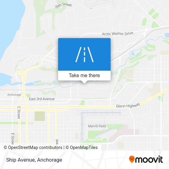 Ship Avenue map