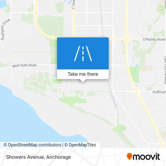 Showers Avenue map