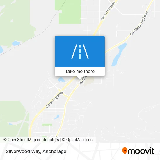 Silverwood Way map