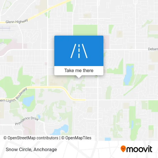Snow Circle map