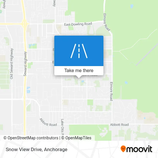 Snow View Drive map