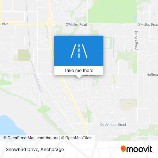 Snowbird Drive map