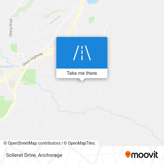 Solleret Drive map