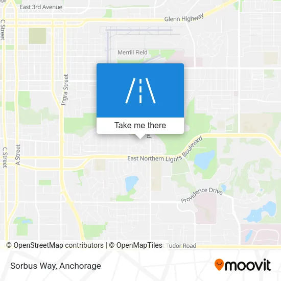 Sorbus Way map