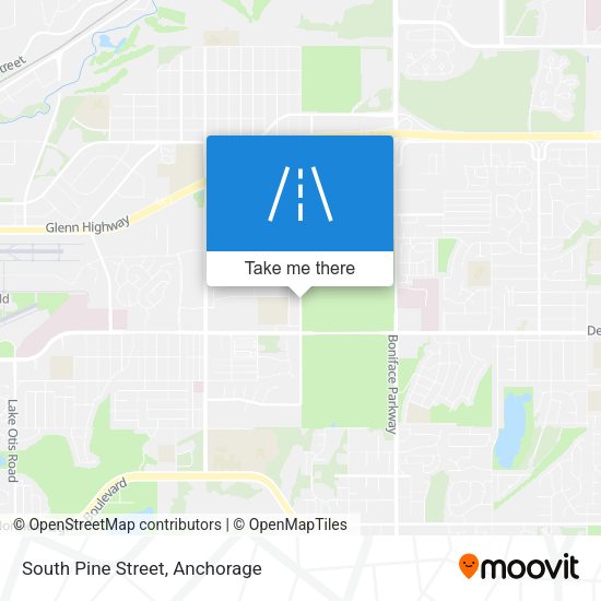 Mapa de South Pine Street