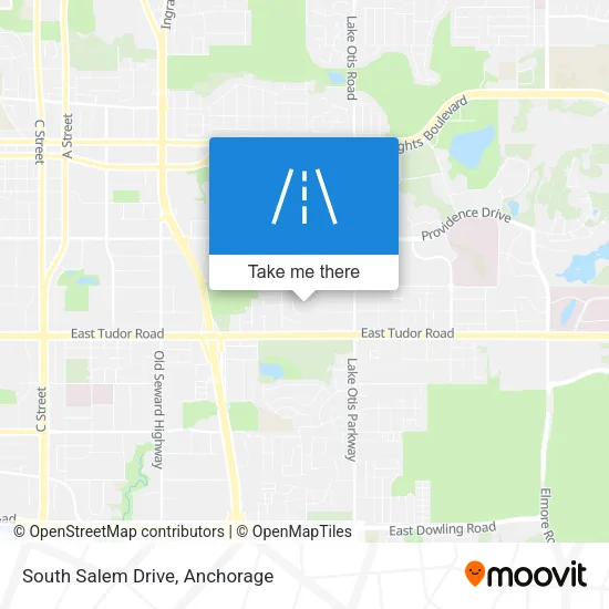 South Salem Drive map