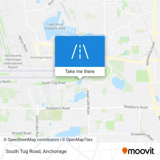 South Tug Road map