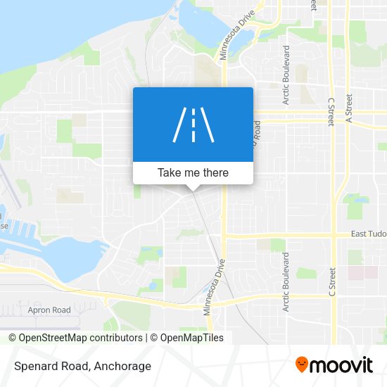 Spenard Road map