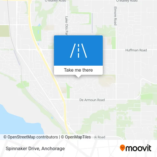 Spinnaker Drive map