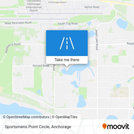 Mapa de Sportsmens Point Circle