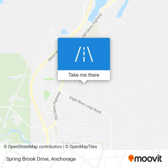 Spring Brook Drive map
