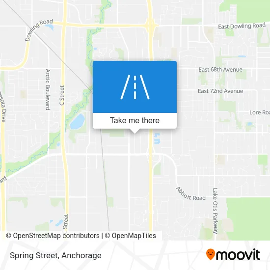Spring Street map
