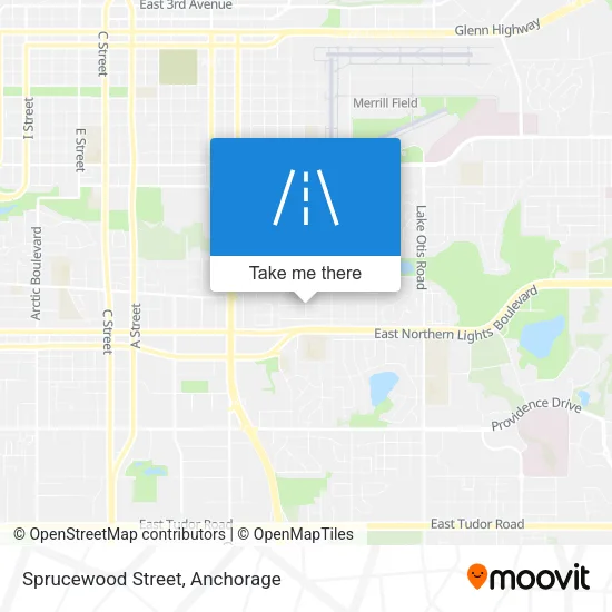Sprucewood Street map