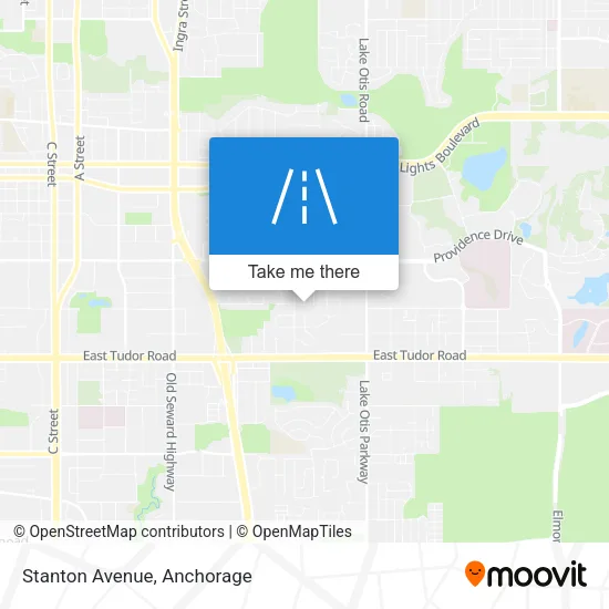 Stanton Avenue map