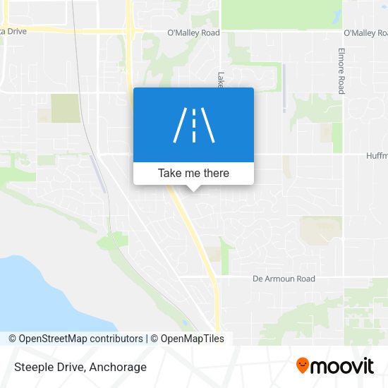 Steeple Drive map