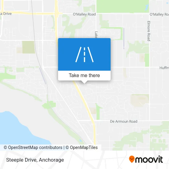 Steeple Drive map