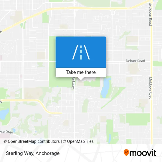 Sterling Way map