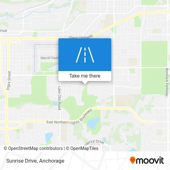 Sunrise Drive map