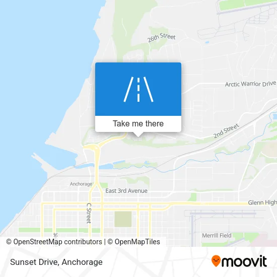 Sunset Drive map